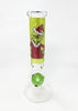 Grinchy Santa 12in Glass Water Pipe/Bong