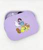 Stoner White Princess Magnetic Lid Metal Rolling Tray