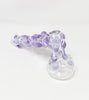 Purple Knuckles Glass Hand Pipe/Hammer Bubbler