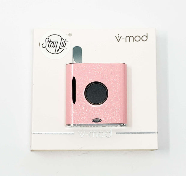 510 Threaded VMod Battery Baby Pink Glitter Starter Kit