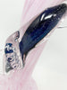 Noble Glass Pink Cotton Candy Dichroic Heady Glass Water Pipe/Bong