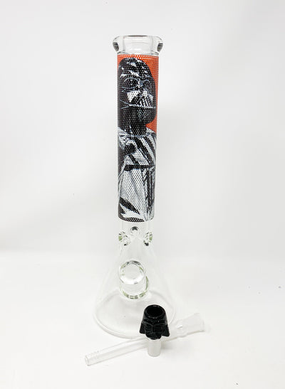 Darth Vader Beaker Glass Water Pipe 16in Bong