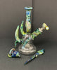 2KGlassWorks Donut Sphere Chaos Horn Heady Glass Water Pipe/Dab Rig