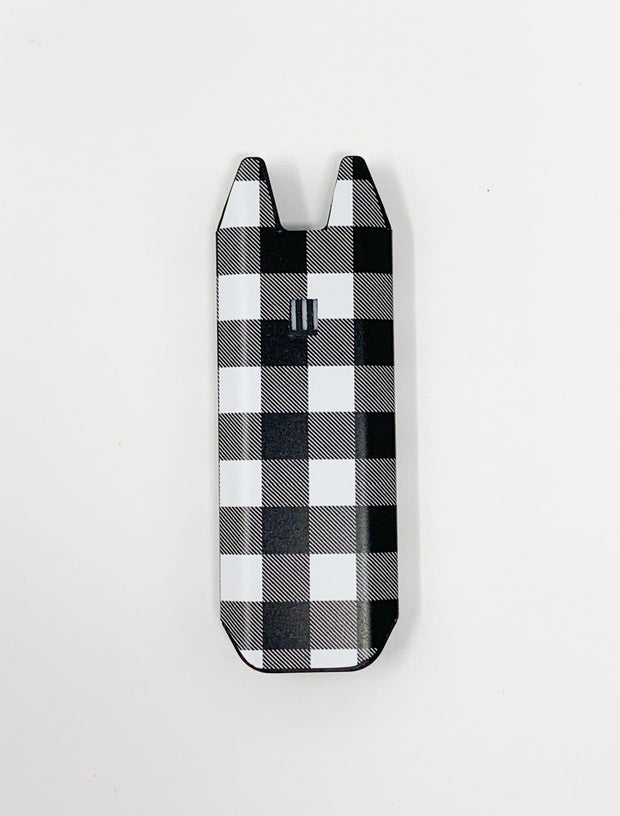 Biiig Stiiizy Buffalo Plaid White Black Vape Pen Starter Kit