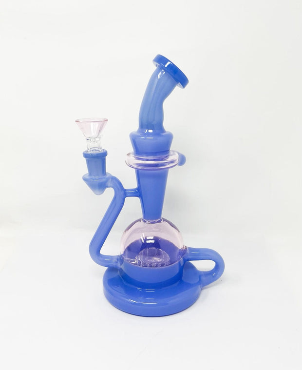 Slime 8in Recycler Water Pipe/Dab Rig