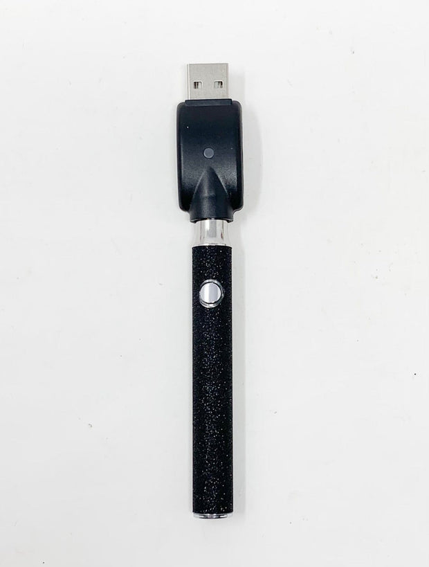 510 Threaded Black Glitter Vape Pen