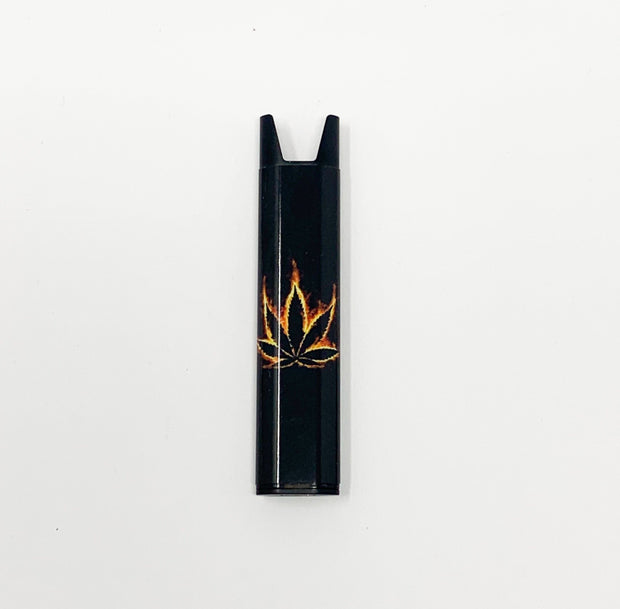 Stiiizy Pen Flaming Weed Leaf Battery Starter Kit