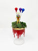 Evil Clown Halloween Stash Jar