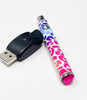 510 Threaded Battery Rainbow Leopard Fuchsia Crystal Print Vape Pen Starter Kit