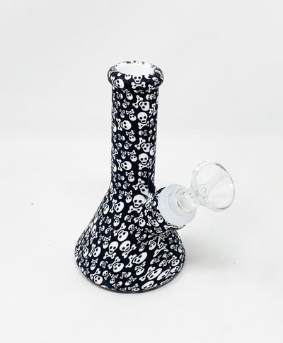 Skull and Bones Silicone Water Pipe/Bong