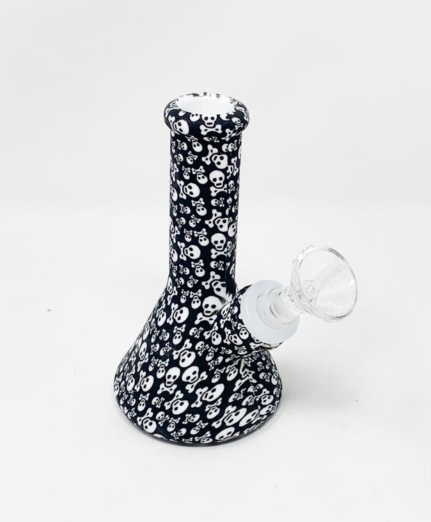 Skull and Bones Silicone Water Pipe/Bong