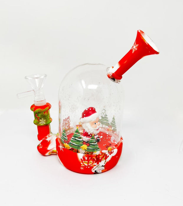 Christmas Santa Snowman Silicone Water Pipe/Dab Rig