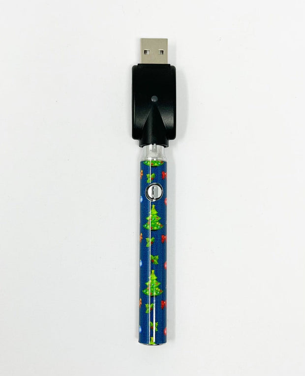 💙 Blue Christmas Tree 510 Battery 🌲 | Holiday Vape Pen