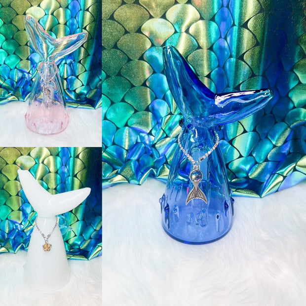 Magical Mermaid 7 Inch Glass Water Pipe/Dab Rig