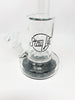 Black StayLit 12.5in Bent Neck Glass Water Hand Pipe/Dab Rig