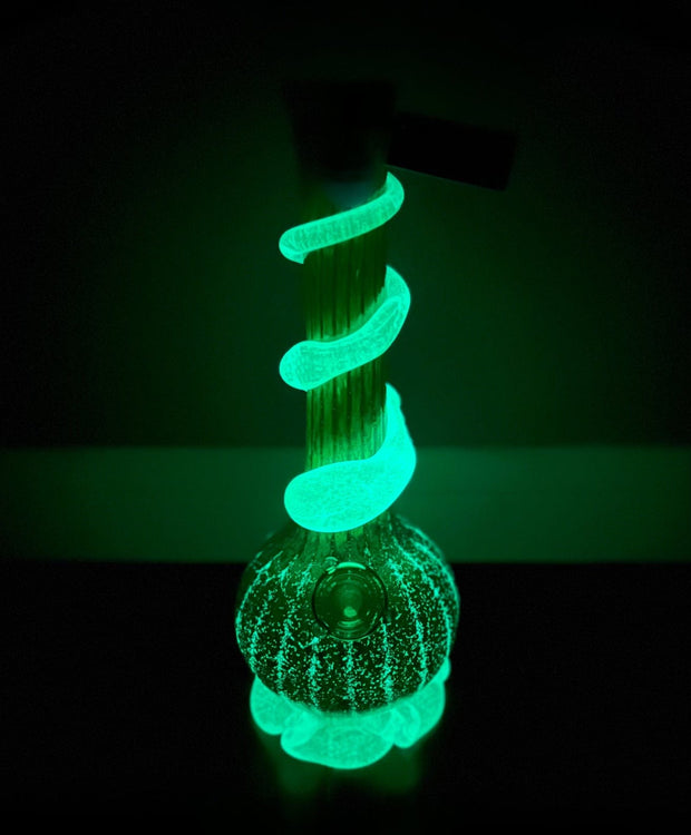 Noble Glass Watermelon Glow In The Dark Heady Glass Water Pipe/Bong