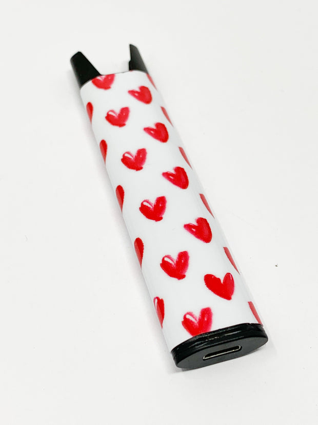 Stiiizy Pen Red Hearts Love Battery Vape Pen Starter Kit