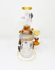 Fumed Honey Drip Beehive 10in Glass Water Pipe/Rig