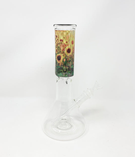Sunflower Bong | Custom Beaker Bong | StayLit Design