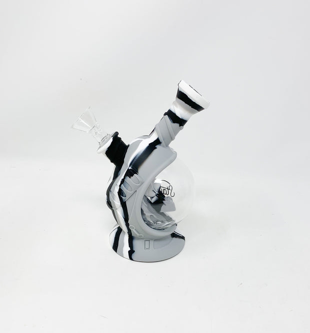 Zebra Astronaut Man Silicone Water Pipe/Bong
