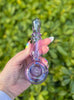 Purple Wig Wag Glass Hand Pipe/Hammer Pipe
