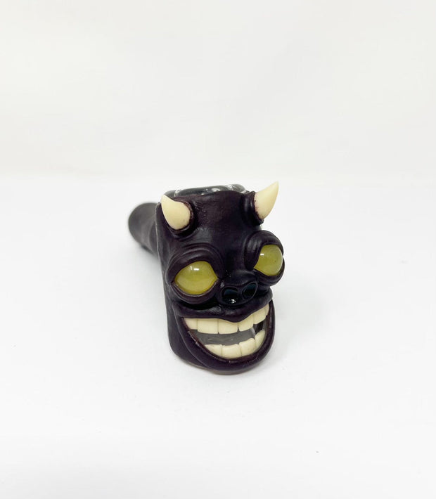 Demon Color Shifting Glass Hammer Hand Pipe
