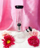 Black Daisy 10in Beaker Glass Water Pipe/Bong