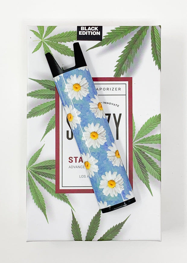 Stiiizy Pen Blue Daisy Flowers Battery Starter Kit