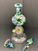 2KGlassWorks Donut Sphere Chaos Horn Heady Glass Water Pipe/Dab Rig