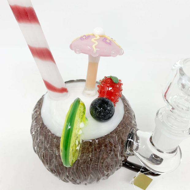 Empire Glassworks Pina Colada Water Hand Pipe/Dab Rig