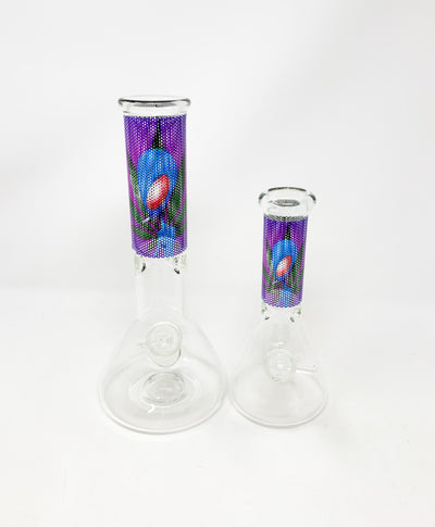 Stoner Alien Beaker Glass Water Pipe/Bong