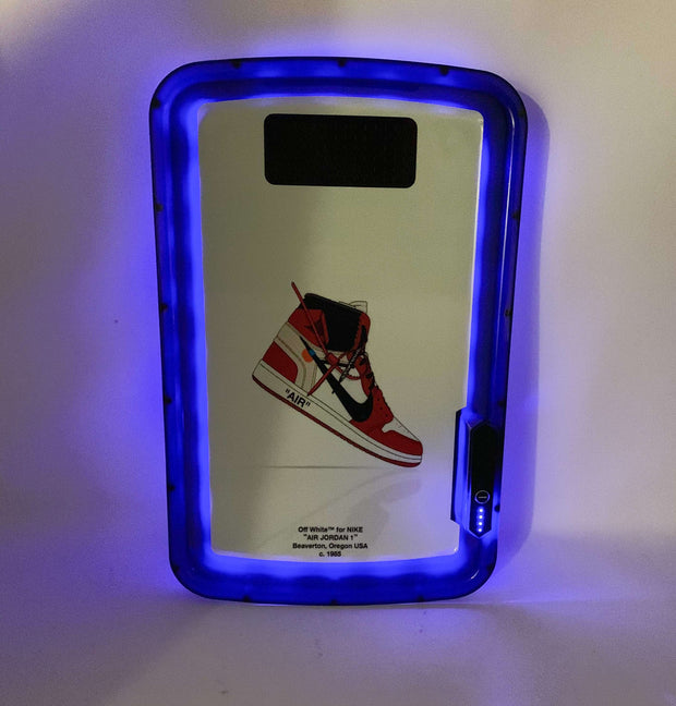Jordan 1 Retro LED Rolling Tray Featuring 7 Colors and Party Mode