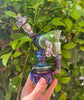 Colorful Fumed 7 Inch Glass Water Pipe/Dab Rig