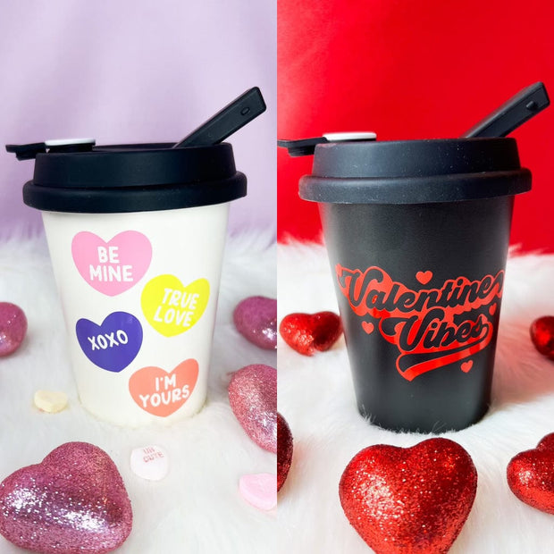 Valentine’s Day Incognito Travel Coffee Cup Water Pipe/Bong