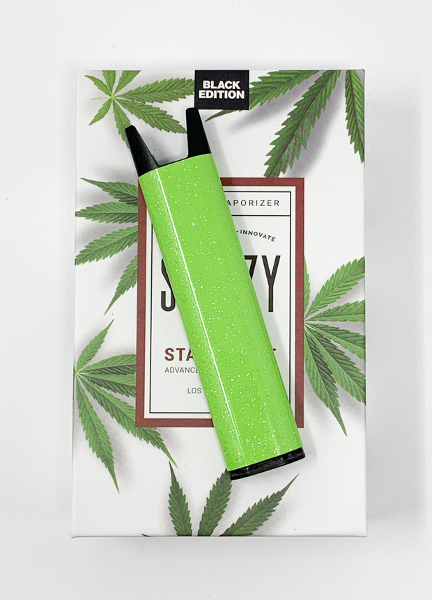 Stiiizy Pen Lime Green Glitter Battery Starter Kit
