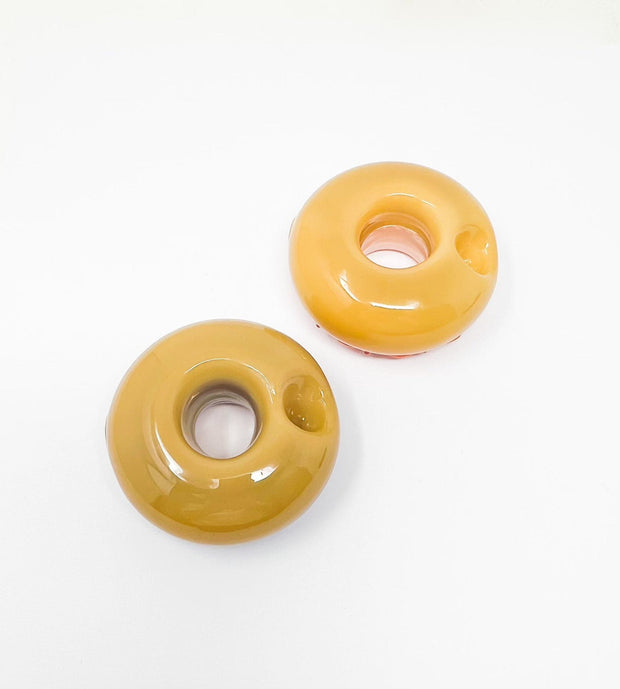 Donut Swirl Glass Hand Pipe