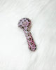 Pink Leopard Glass Hand Pipe