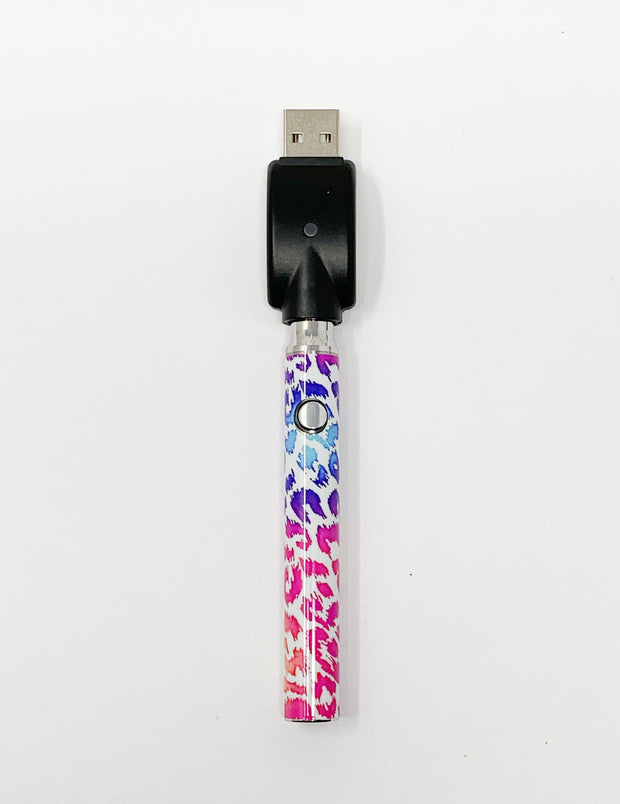 510 Threaded Battery Rainbow Leopard Print Vape Pen Starter Kit