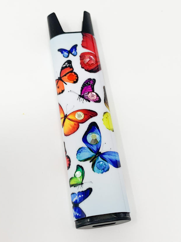 Stiiizy Pen Rainbow Butterflies Crystal Battery Starter Kit