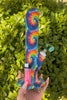 Tie-Dye 10 Inch Silicone Water Pipe/Bong
