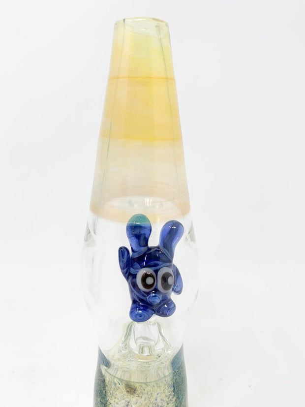 Guru Glass Crushed Opal Monster Lamp Heady Glass Water Pipe/Rig