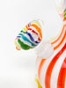 Noble Glass Rainbow Cane Heady Glass Water Pipe/Bong