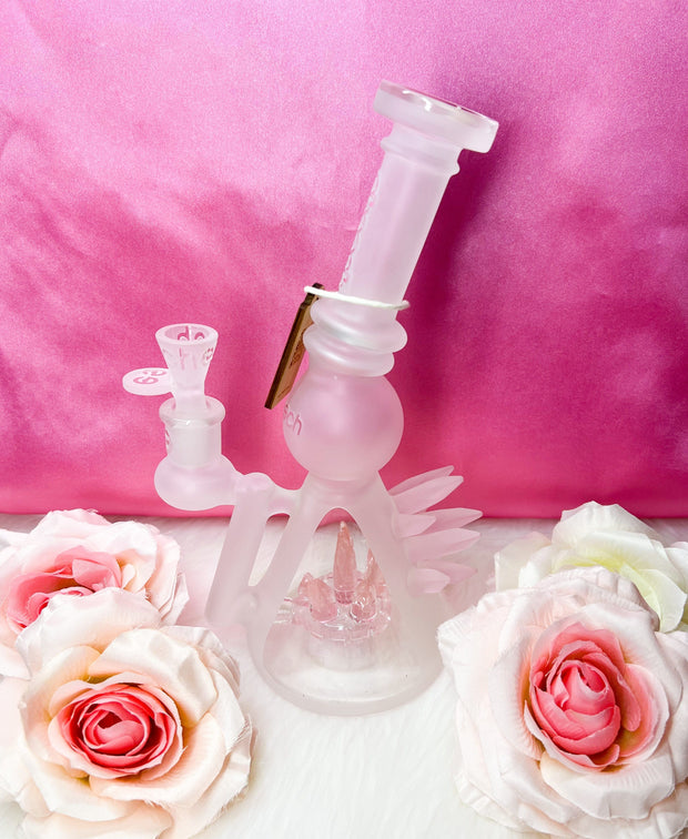 Cheech Pink Crystsal Dab Rig Glass Water Pipe For Sale|StayLit Design