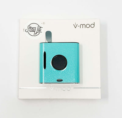 510 Threaded VMod Battery Tiffany Blue Glitter Starter Kit