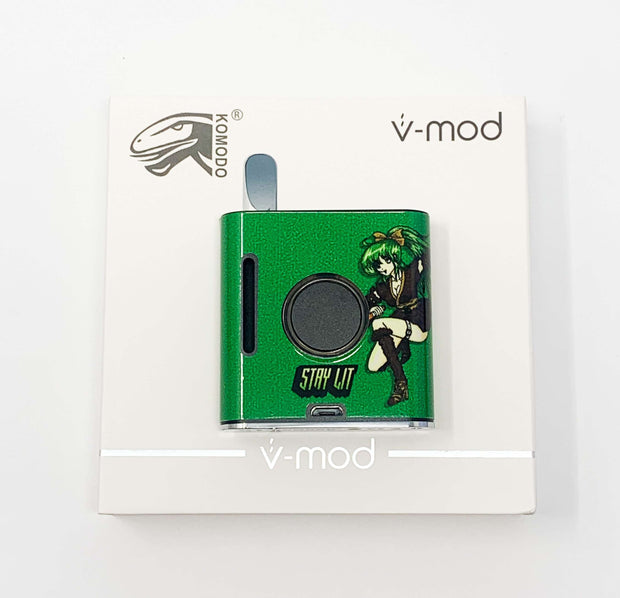 510 Threaded VMOD 2 Battery Green Ninja Anime Girl Starter Kit