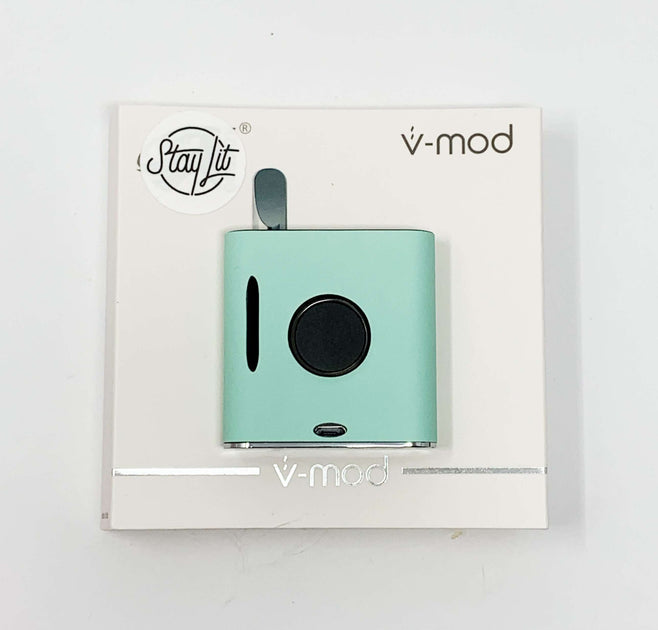 Vmod Device 510 Threaded VMod Battery Light Pink Glitter Starter Kit For Sale