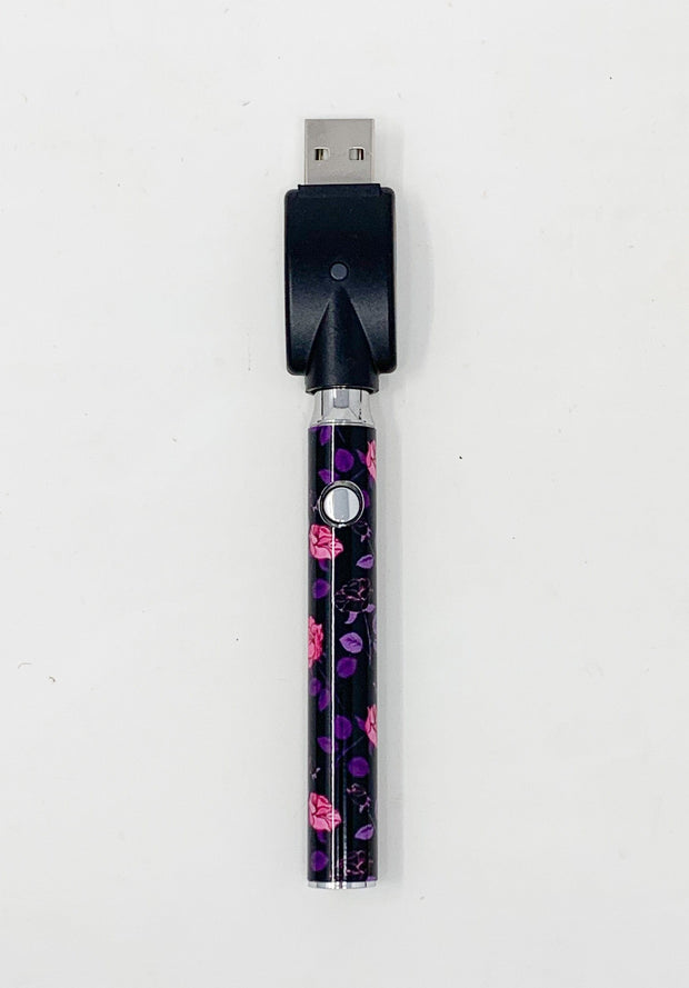 510 Threaded Battery Pink Purple Roses Starter Kit