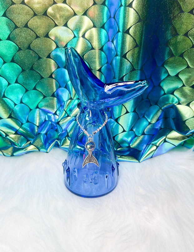 Magical Mermaid 7 Inch Glass Water Pipe/Dab Rig