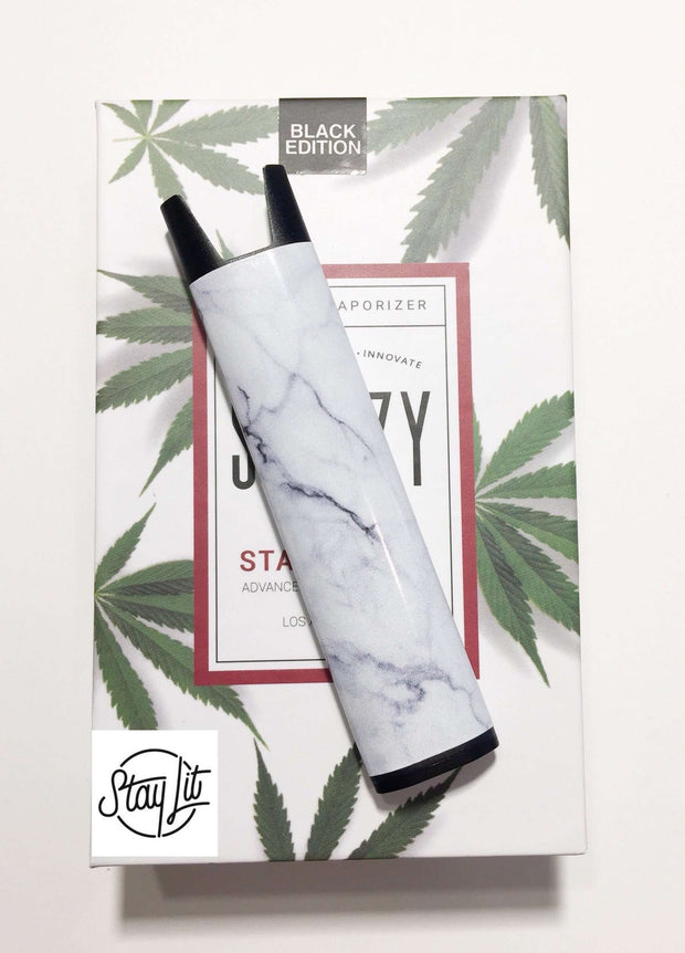 White Grey Marble Stiiizy Battery