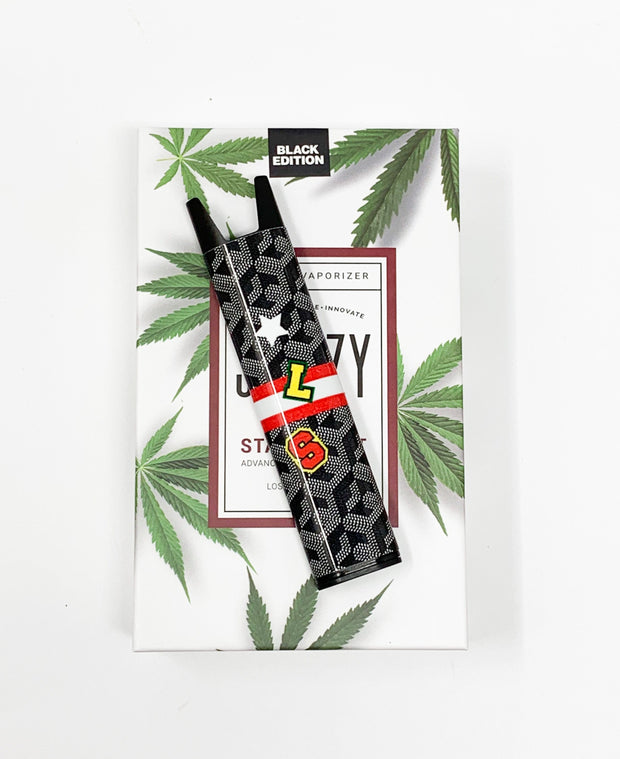 Stiiizy Pen Black Varsity Geometric Battery Starter Kit